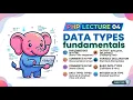 PHP LECTURE - 04 DATA TYPES IN PHP