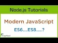 Modern Javascript What is ES6 ES5 vs ES6 release 1