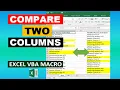 Compare Two Columns Excel VBA Macro