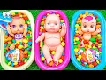 Download Lagu Satisfying Video | Mixing Candy in Three Magic BathTubs with Rainbow Skittles \u0026 Slime Cutting ASMR