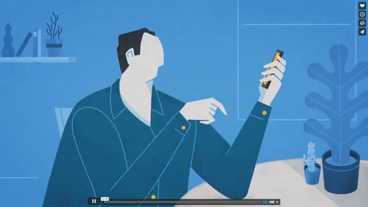 Twitter motion graphics animation video