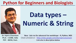Python Data types - Numeric and string 2