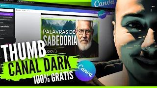 🔥REVELADO: COMO FAZER THUMB PARA CANAL DARK 100% GRÁTIS | COMO FAZER MINIATURA PARA CANAL DE YOUTUBE