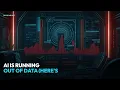 AI Is Running Out of Data Here s What Actually Happens Next