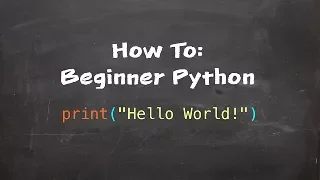 How To Beginner Python - Part 1