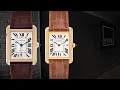 Cartier Tank Louis and Solo Sizes Showcase SwissWatchExpo
