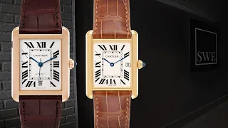 Cartier Tank Louis and Solo Sizes Showcase SwissWatchExpo