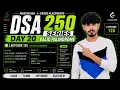 Day 20 Valid Palindrome LeetCode 125 Java DSA 250 Questions