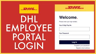 How to Login to DHL Employee Payroll Portal DHL Employee Login 2022