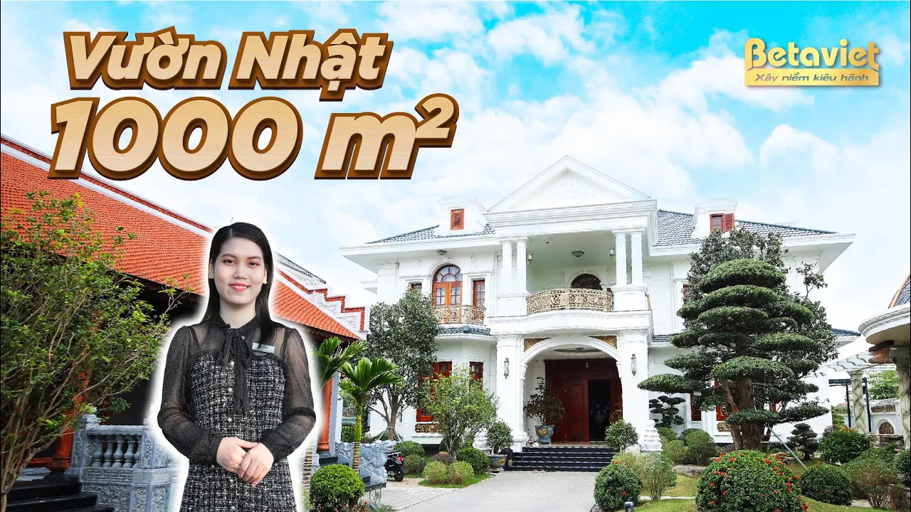 Mê mẩn thiết kế biệt thự nhà vườn tân cổ điển đẹp từ mọi góc nhìn