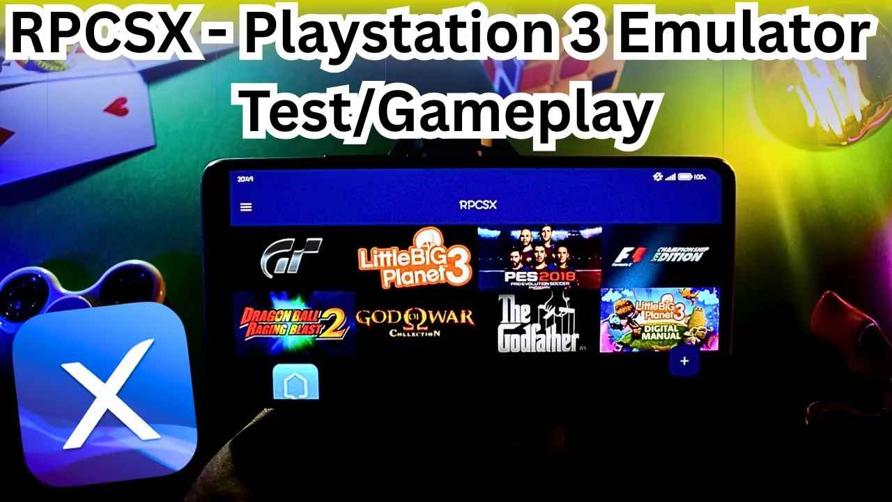 RPCSX - Playstation 3 Emulator android - Test/Gameplay