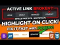 Fix Active Navigation Link Highlights for Single Page Websites Bootstrap Tutorial