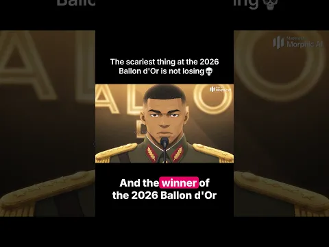 Kylian Mbappé wins 2026 Ballon d'Or? 🏆🤔 - ANIME VERSION