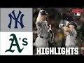 New York Yankees vs Athletics Full Game Highlights ESPN MLB