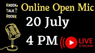 KTR Online Open Mic 20 July 