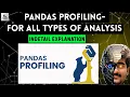 Tutorial-17 Pandas profiling library-automate your analysis Machine Learning