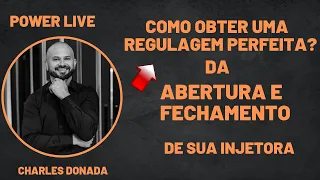 Power live sobre Programação de "ABERTURA E FECHAMENTO" da Injetora de Plásticos