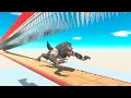 Download Lagu Spikes Fall on Monsters and Superheroes - Animal Revolt Battle Simulator