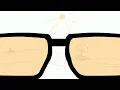 Tinted Sunglasses ACT Cartoon Metaphor Unhooking From Unhelpful Thinking - Defusion