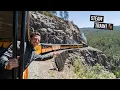 Riding the historic Durango Silverton Narrow Gauge Railroad in Colorado Cascade Canyon Express