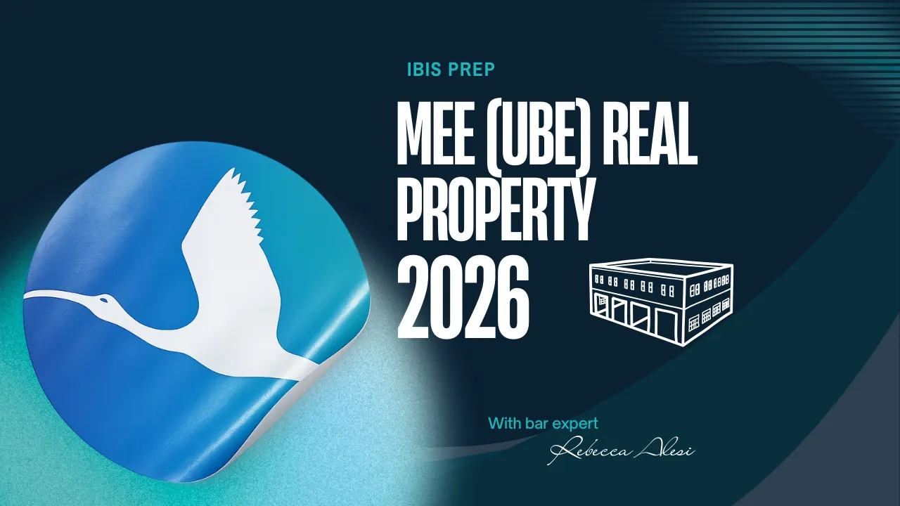 MEE (UBE) Real Property Lecture Feb 2026