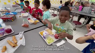 Reducing food waste through smart school meal choices