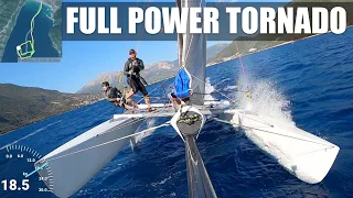 Tornado Catamaran Strong Wind shakedown
