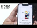 How to Setup an iPhone Using Quick Start