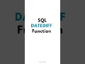 SQL DATEDIFF Function
