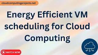 Energy Efficient VM scheduling for Cloud Computing Artificial Intelligence and Optimization Algm