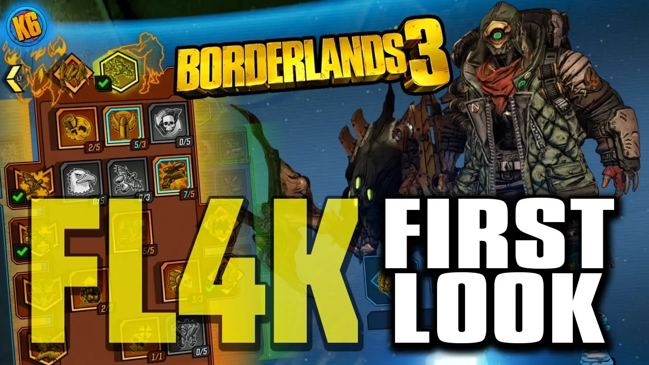 Borderlands 3 | FL4K Skill Tree Revealed!!