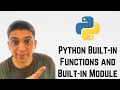 Python Built-in Functions and Built-in Module