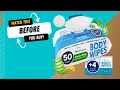 Travel Must Have XL Body Wipes for Camping Festivals