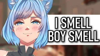 Wolfgirl Can Smell Your Boy Scent Intense Sniffing ASMR - Minimal Talking Maximum Huffing