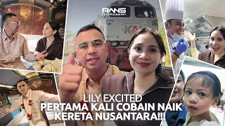 RAFFI NAGITA ANGKUT SEMUA KELUARGA JALAN-JALAN NAIK KAI NUSANTARA!!!!