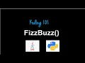 Coding Exercises for Beginners FizzBuzz