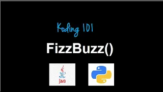 Coding Exercises for Beginners FizzBuzz