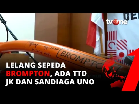 Galang Dana, PMI Jakarta Lelang Sepeda Brompton: Ada Tanda Tangan JK dan Sandiaga Uno | tvOne