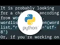 How to correct TypeError Unicode-objects must be encoded before hashing