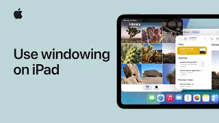 how to use windowing on ipad apple support