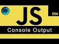 Console Output - JavaScript Programming