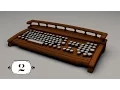 Steampunk keyboard Secretaire Part 2 2