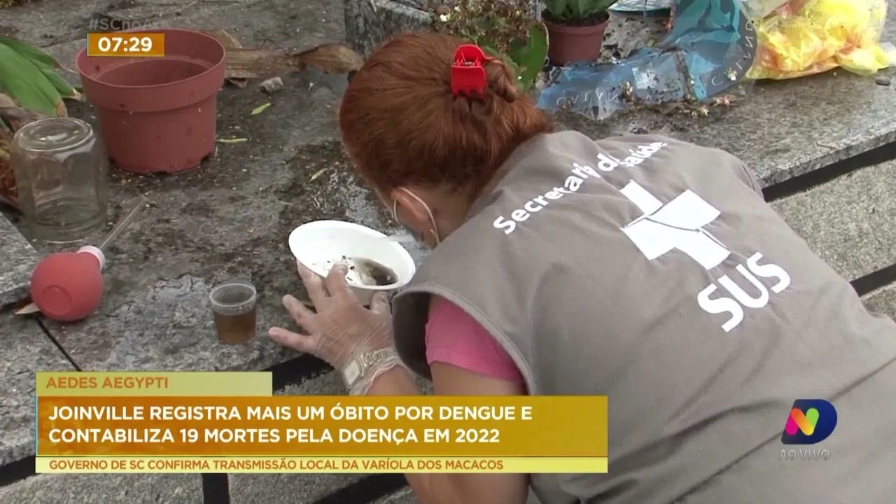 Joinville registra mais um óbito por dengue e contabiliza 19 mortes pela doença em 2022