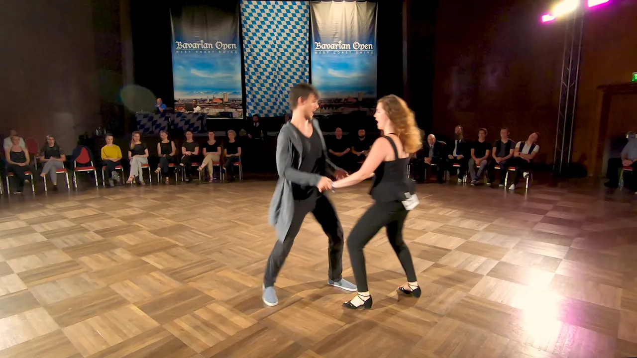 Clement Turpain & Laura Wenger - 3rd place Advanced Jack&Jill Bavarian Open 2019