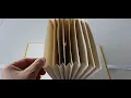 Altered book accordion file folder