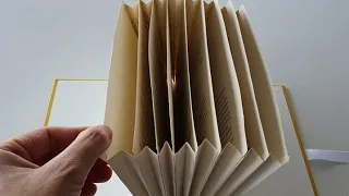 Altered book accordion file folder