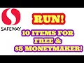 RUN FREE MONEYMAKER AT SAFEWAY OR ACME
