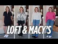 Macy s Loft Try-On Haul For Over 50 Vince Camuto Lou Grey Bra Hack
