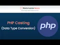 PHP Casting Data Type Conversion