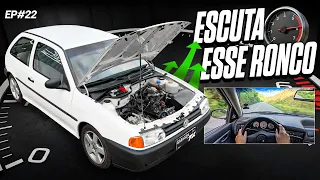 Como é acelerar um Gol aspirado de 155cv!